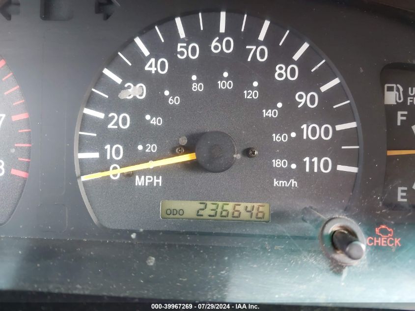 1998 Toyota Tacoma VIN: 4TAWM72N7WZ172106 Lot: 39967269