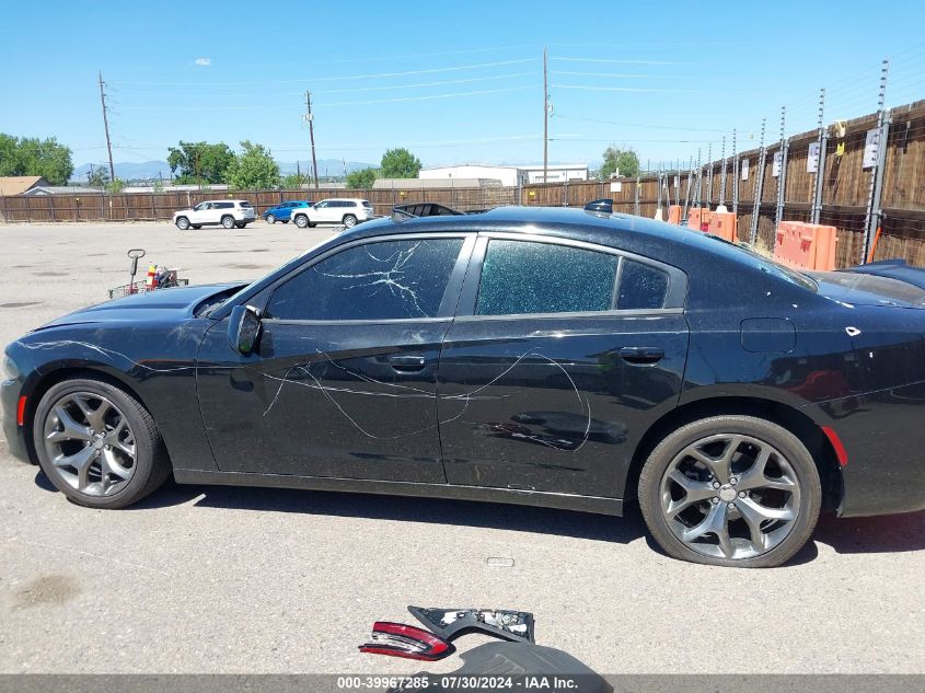 2016 Dodge Charger Sxt VIN: 2C3CDXHG6GH327167 Lot: 39967285