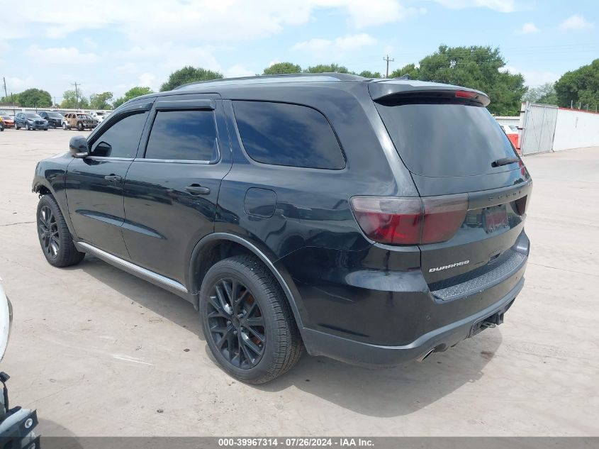 2013 Dodge Durango Crew VIN: 1C4SDHDT1DC553969 Lot: 39967314