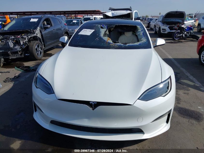 2022 Tesla Model S Plaid Tri Motor All-Wheel Drive VIN: 5YJSA1E64NF474034 Lot: 39967346