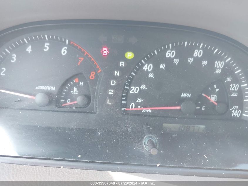 2004 Toyota Camry Le/Se/Std/Xle VIN: 4T1BE32KX4U843756 Lot: 39967348