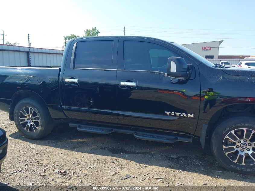 2021 Nissan Titan Sv 4X2 VIN: 1N6AA1EFXMN514979 Lot: 39967375