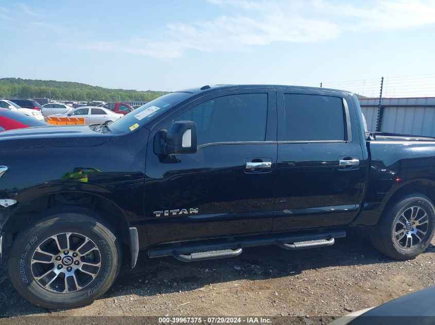 2021 Nissan Titan Sv 4X2 VIN: 1N6AA1EFXMN514979 Lot: 39967375