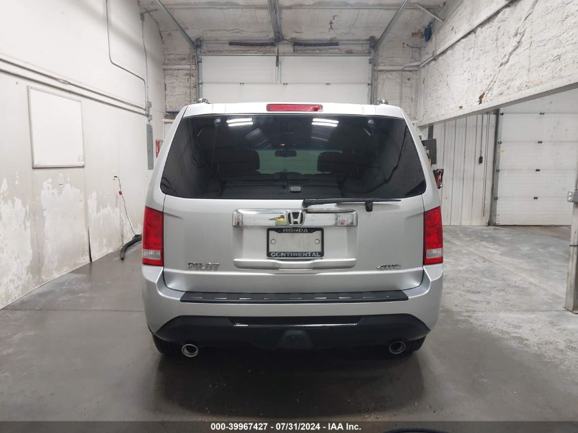 2012 Honda Pilot Ex-L VIN: 5FNYF4H51CB058584 Lot: 39967427
