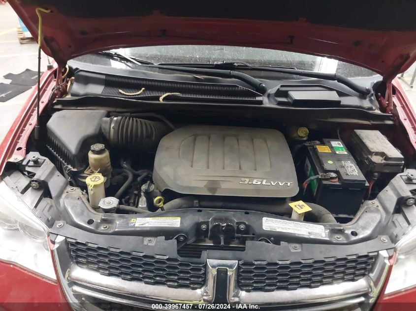 2012 Dodge Grand Caravan Sxt VIN: 2C4RDGCG2CR406644 Lot: 39967457