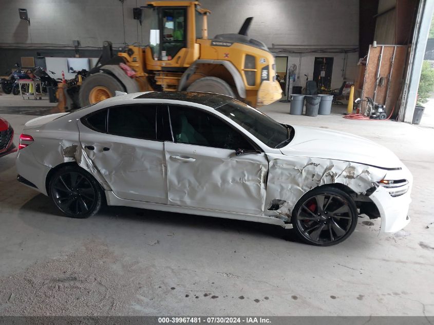 2022 Genesis G70 3.3T Awd VIN: KMTG54TE8NU094614 Lot: 39967481