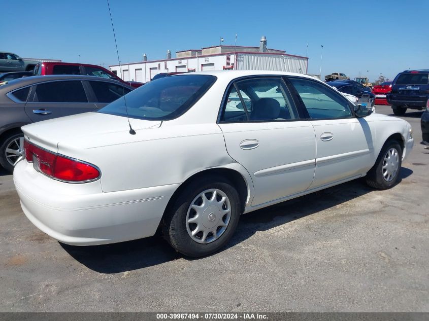2004 Buick Century VIN: 2G4WS52J741283378 Lot: 39967494