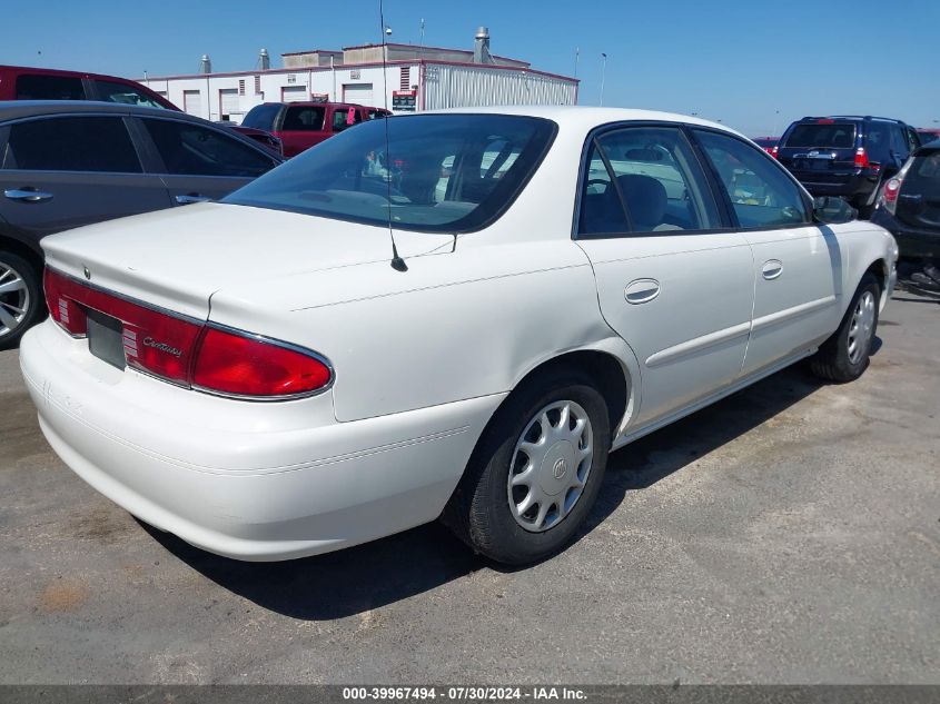 2004 Buick Century VIN: 2G4WS52J741283378 Lot: 39967494