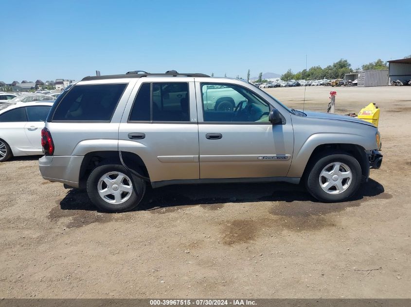 2002 Chevrolet Trailblazer Ls VIN: 1GNDS13S822470970 Lot: 39967515