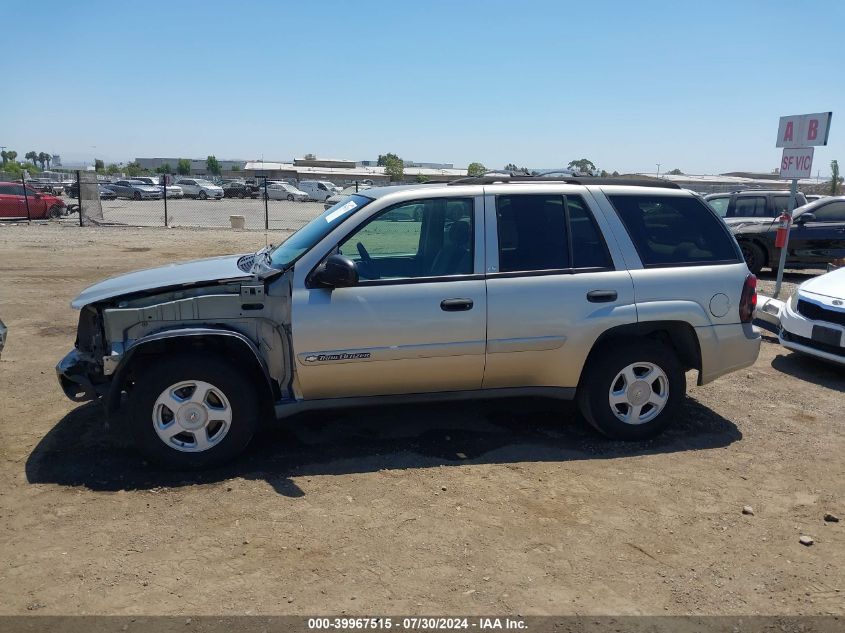 2002 Chevrolet Trailblazer Ls VIN: 1GNDS13S822470970 Lot: 39967515