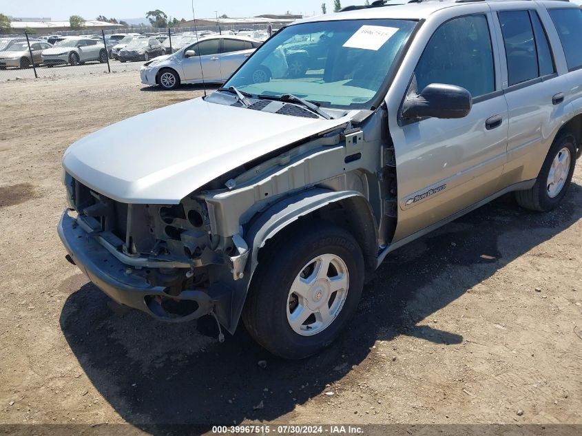 2002 Chevrolet Trailblazer Ls VIN: 1GNDS13S822470970 Lot: 39967515
