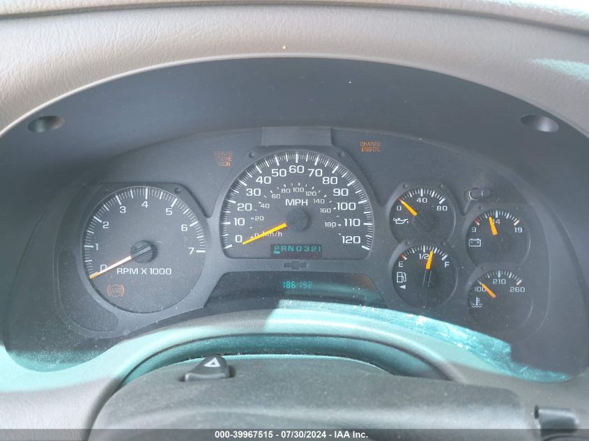 2002 Chevrolet Trailblazer Ls VIN: 1GNDS13S822470970 Lot: 39967515