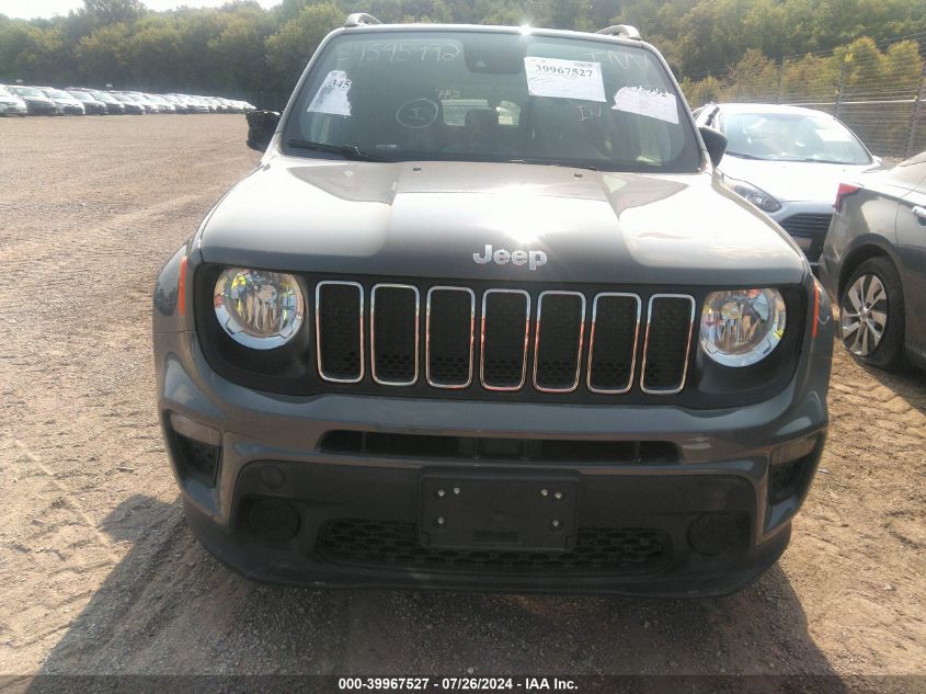 2021 Jeep Renegade Sport Fwd VIN: ZACNJCAB2MPM26936 Lot: 39967527