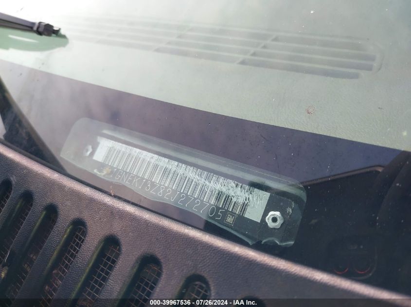 2002 Chevrolet Tahoe Lt VIN: 1GNEK13Z82J272705 Lot: 39967536