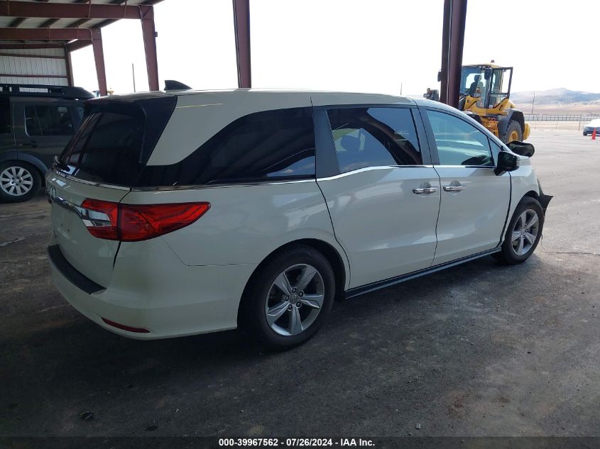 2019 Honda Odyssey Ex-L VIN: 5FNRL6H70KB048024 Lot: 39967562