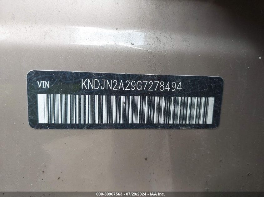 KNDJN2A29G7278494 2016 Kia Soul