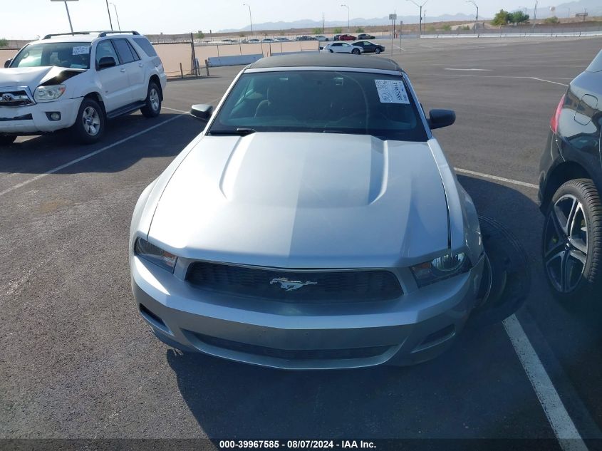 2012 Ford Mustang V6 VIN: 1ZVBP8EM4C5263904 Lot: 39967585