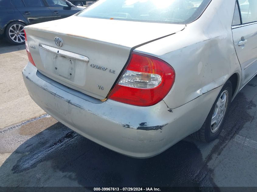 2003 Toyota Camry Le V6 VIN: 4T1BF32K83U058261 Lot: 39967613