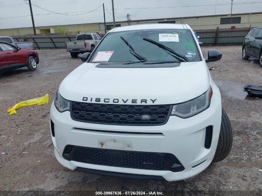 2022 Land Rover Discovery Sport S R-Dynamic VIN: SALCT2FX8NH908752 Lot: 39967636