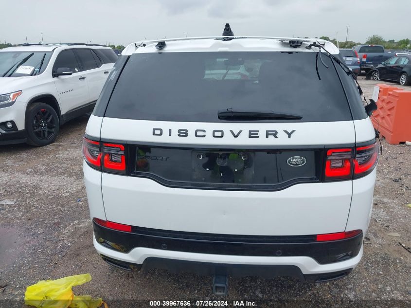 2022 Land Rover Discovery Sport S R-Dynamic VIN: SALCT2FX8NH908752 Lot: 39967636