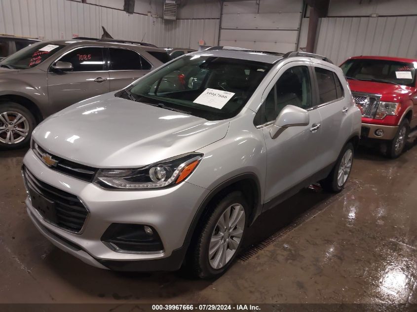 2020 Chevrolet Trax Awd Premier VIN: 3GNCJRSB8LL269455 Lot: 39967666