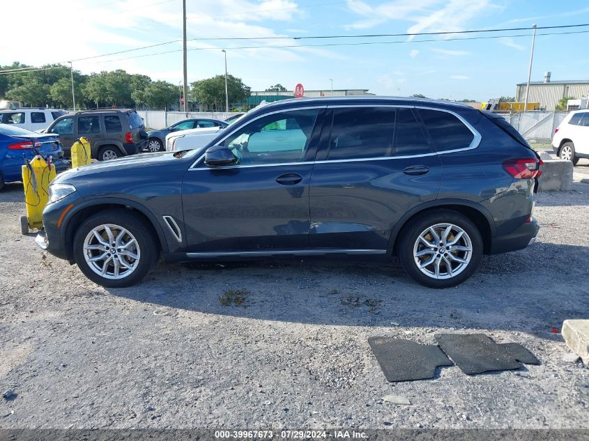 2022 BMW X5 xDrive40I VIN: 5UXCR6C01N9L51678 Lot: 39967673