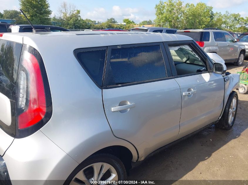 2016 Kia Soul + VIN: KNDJP3A50G7864186 Lot: 39967677