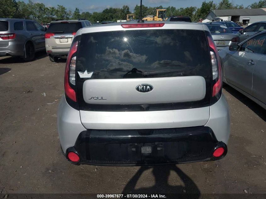 2016 Kia Soul + VIN: KNDJP3A50G7864186 Lot: 39967677