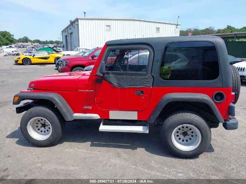 1999 Jeep Wrangler Se VIN: 1J4FY29PXXP416759 Lot: 39967731