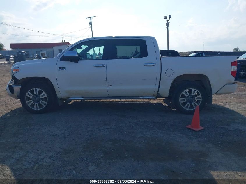 2018 Toyota Tundra Crewmax 1794/Platinum VIN: 5TFAW5F17JX737057 Lot: 39967782