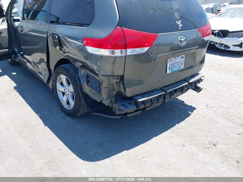 2012 Toyota Sienna Le V6 8 Passenger VIN: 5TDKK3DC3CS267661 Lot: 39967784