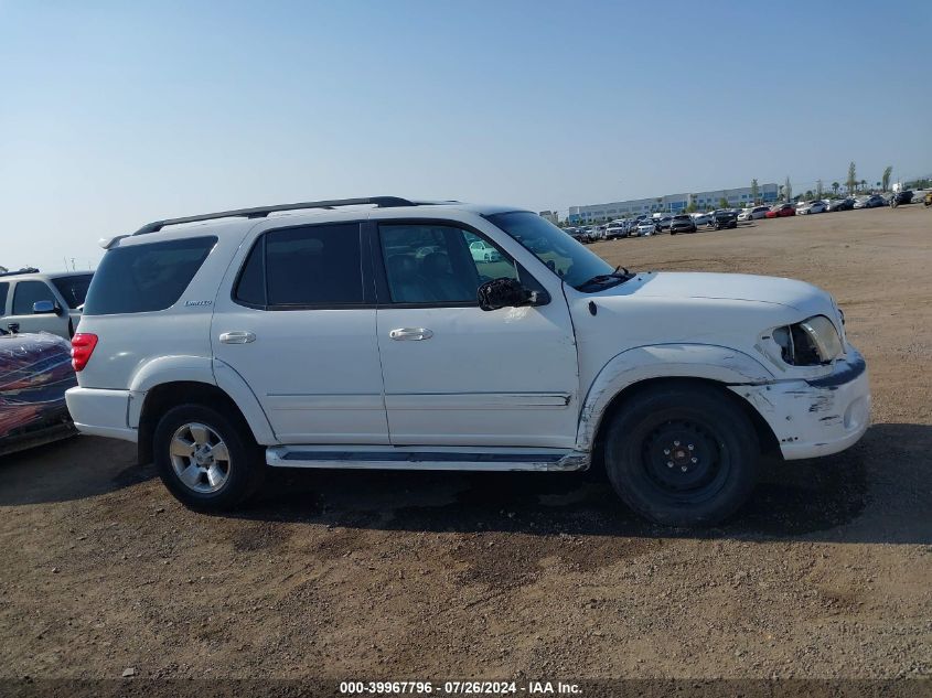 2004 Toyota Sequoia Limited V8 VIN: 5TDZT38A24S215816 Lot: 39967796