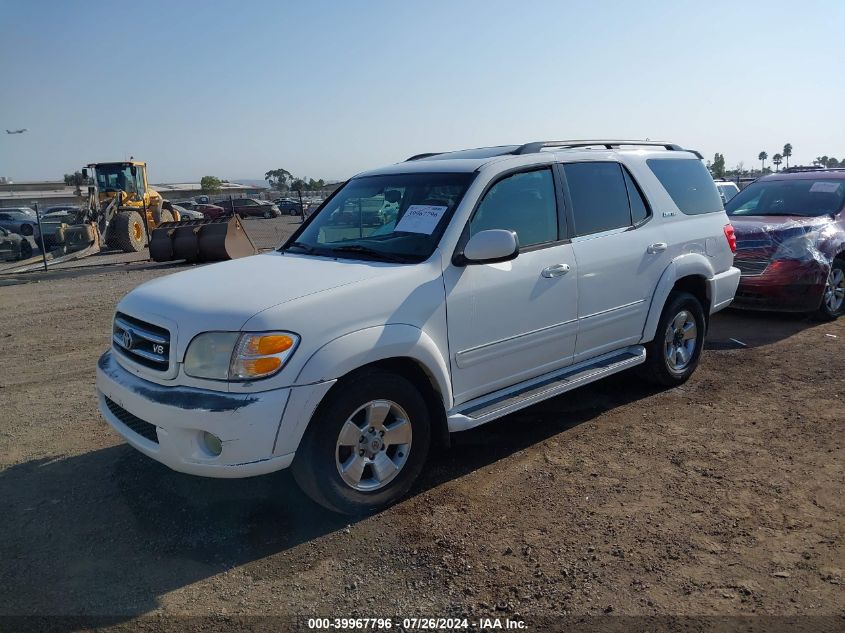 2004 Toyota Sequoia Limited V8 VIN: 5TDZT38A24S215816 Lot: 39967796