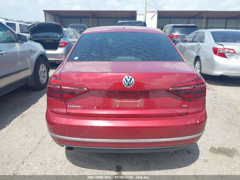 2018 Volkswagen Passat 2.0T R-Line/2.0T S VIN: 1VWAA7A37JC007933 Lot: 39967803