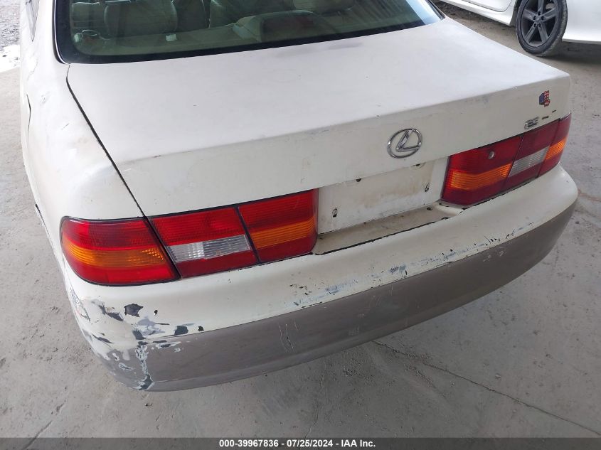 1997 Lexus Es 300 VIN: JT8BF22G0V0043370 Lot: 39967836