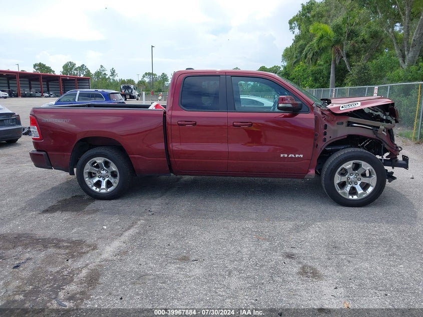 2022 Ram 1500 Big Horn Quad Cab 4X2 6'4 Box VIN: 1C6RREBT0NN354927 Lot: 39967884