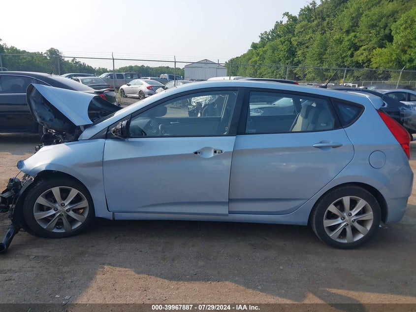 2012 Hyundai Accent Se VIN: KMHCU5AE4CU055715 Lot: 39967887