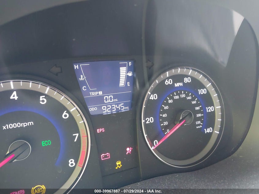 2012 Hyundai Accent Se VIN: KMHCU5AE4CU055715 Lot: 39967887