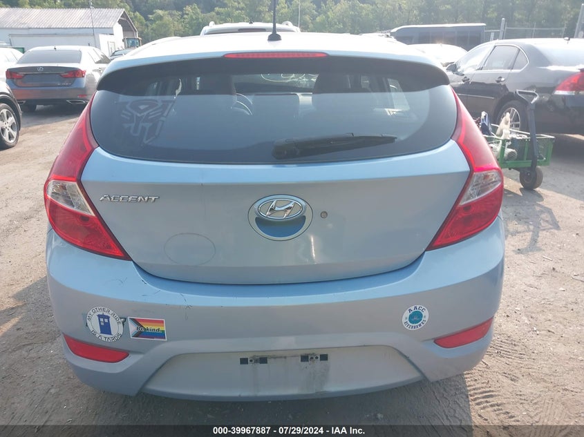 2012 Hyundai Accent Se VIN: KMHCU5AE4CU055715 Lot: 39967887