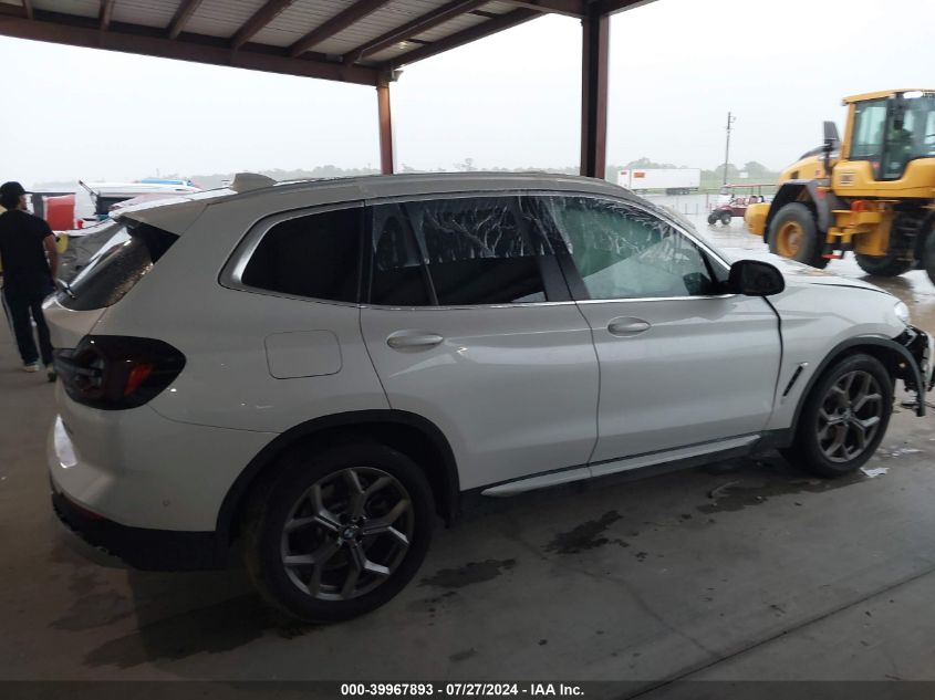 2024 BMW X3 Sdrive30I VIN: 5UX43DP07R9U65436 Lot: 39967893