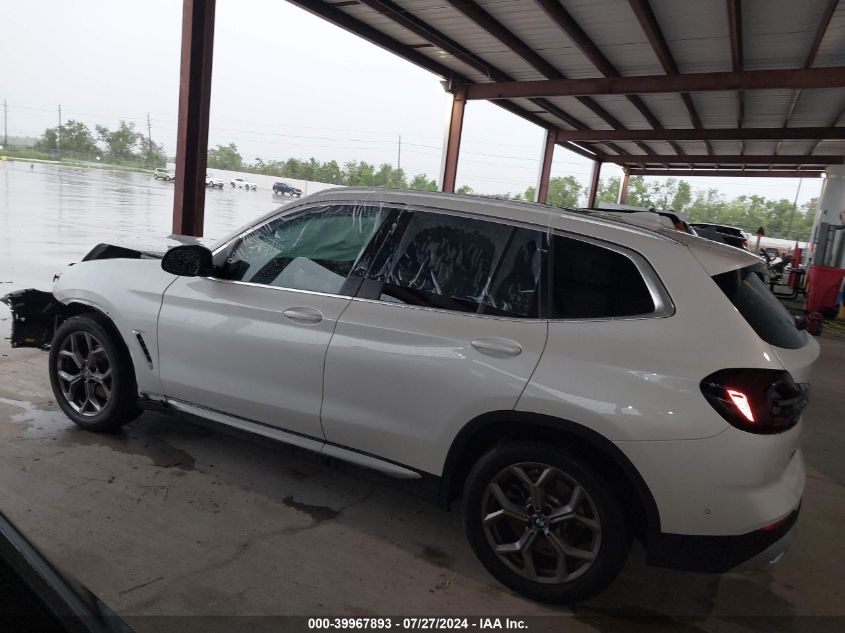 2024 BMW X3 Sdrive30I VIN: 5UX43DP07R9U65436 Lot: 39967893