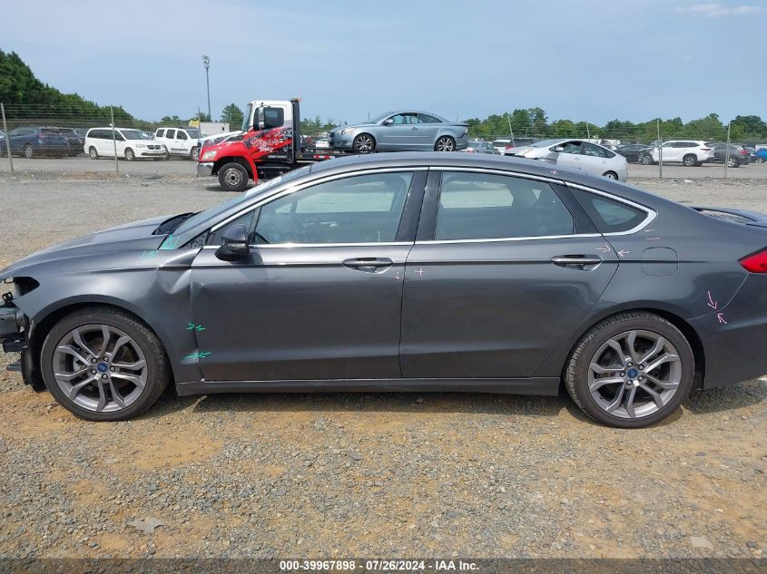 2020 Ford Fusion Hybrid Titanium VIN: 3FA6P0RU0LR141494 Lot: 39967898