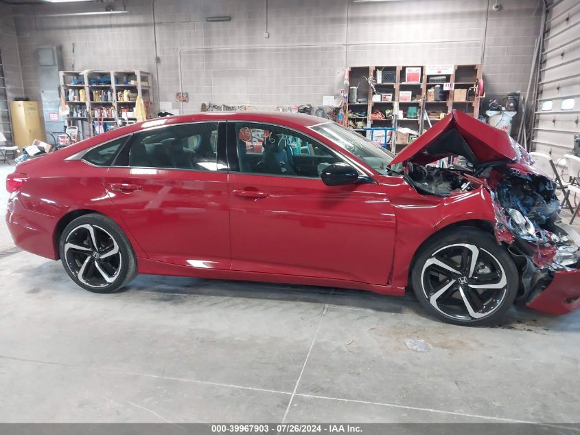 2022 Honda Accord Sport VIN: 1HGCV1F33NA010367 Lot: 39967903