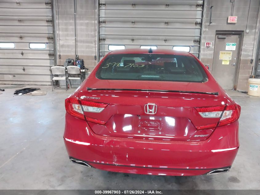 2022 Honda Accord Sport VIN: 1HGCV1F33NA010367 Lot: 39967903