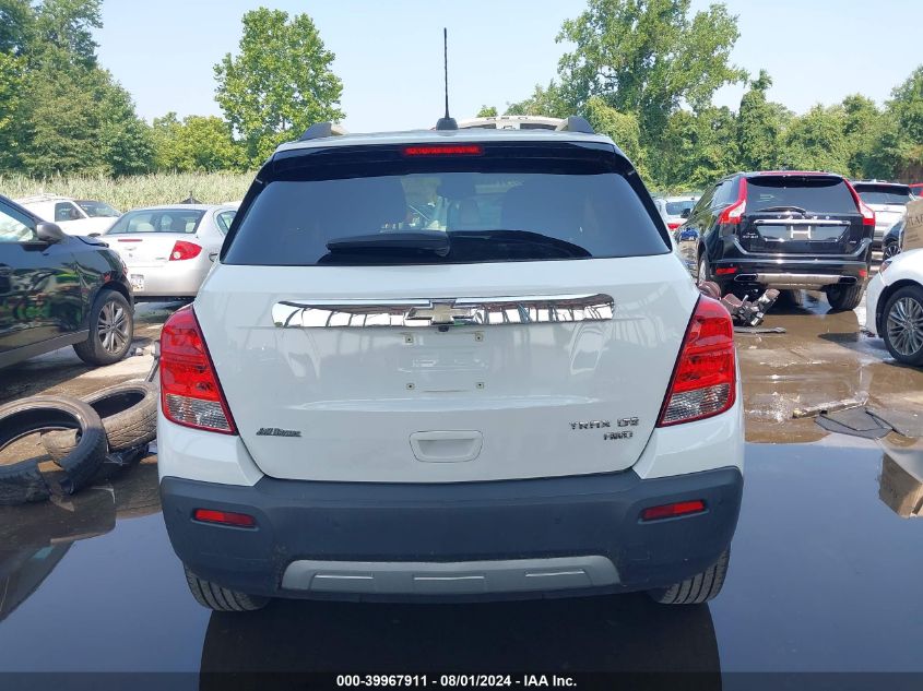 2016 Chevrolet Trax Ltz VIN: 3GNCJRSB2GL258439 Lot: 39967911