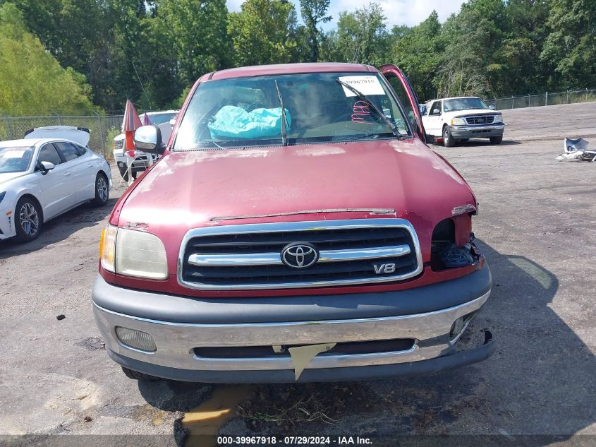 2000 Toyota Tundra Sr5 V8 VIN: 5TBRT3412YS014602 Lot: 39967918