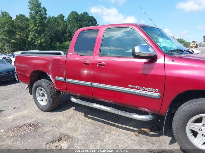 2000 Toyota Tundra Sr5 V8 VIN: 5TBRT3412YS014602 Lot: 39967918