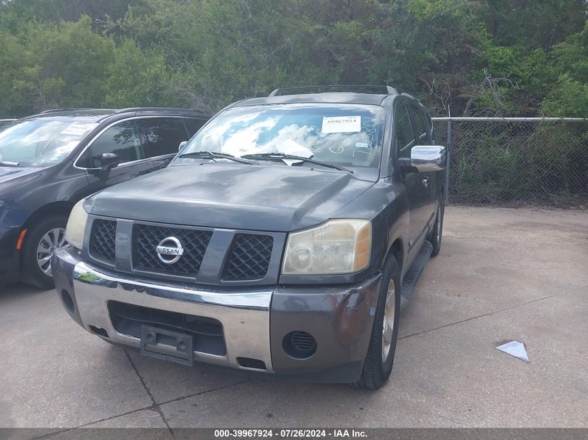 2006 Nissan Armada Se VIN: 5N1AA08A16N723801 Lot: 39967924