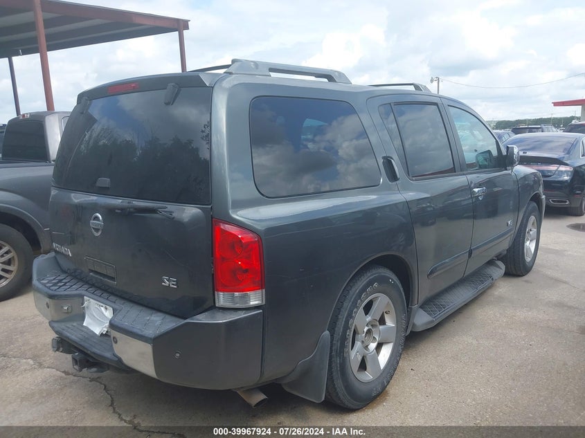 2006 Nissan Armada Se VIN: 5N1AA08A16N723801 Lot: 39967924
