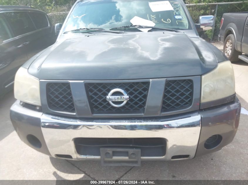 2006 Nissan Armada Se VIN: 5N1AA08A16N723801 Lot: 39967924